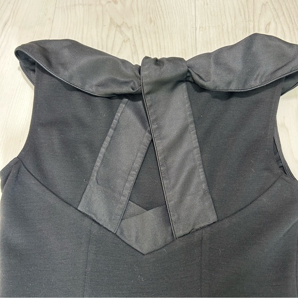 Diane Von Furstenberg Little Black Dress Off the Shoulder Mini Size 4 - Picture 5 of 6